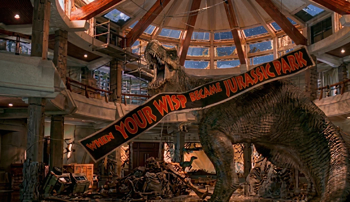 When Your WISP Became Jurassic Park